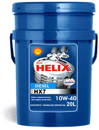   Shell Helix Diesel HX7 SAE 10W-40  20 